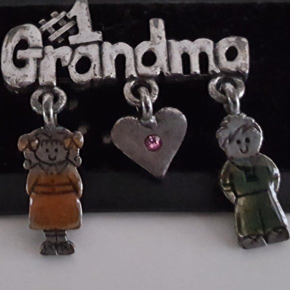 #1 Grandma Pin Brooch Jenny Buchanan The Bonton - Picture 8 of 11